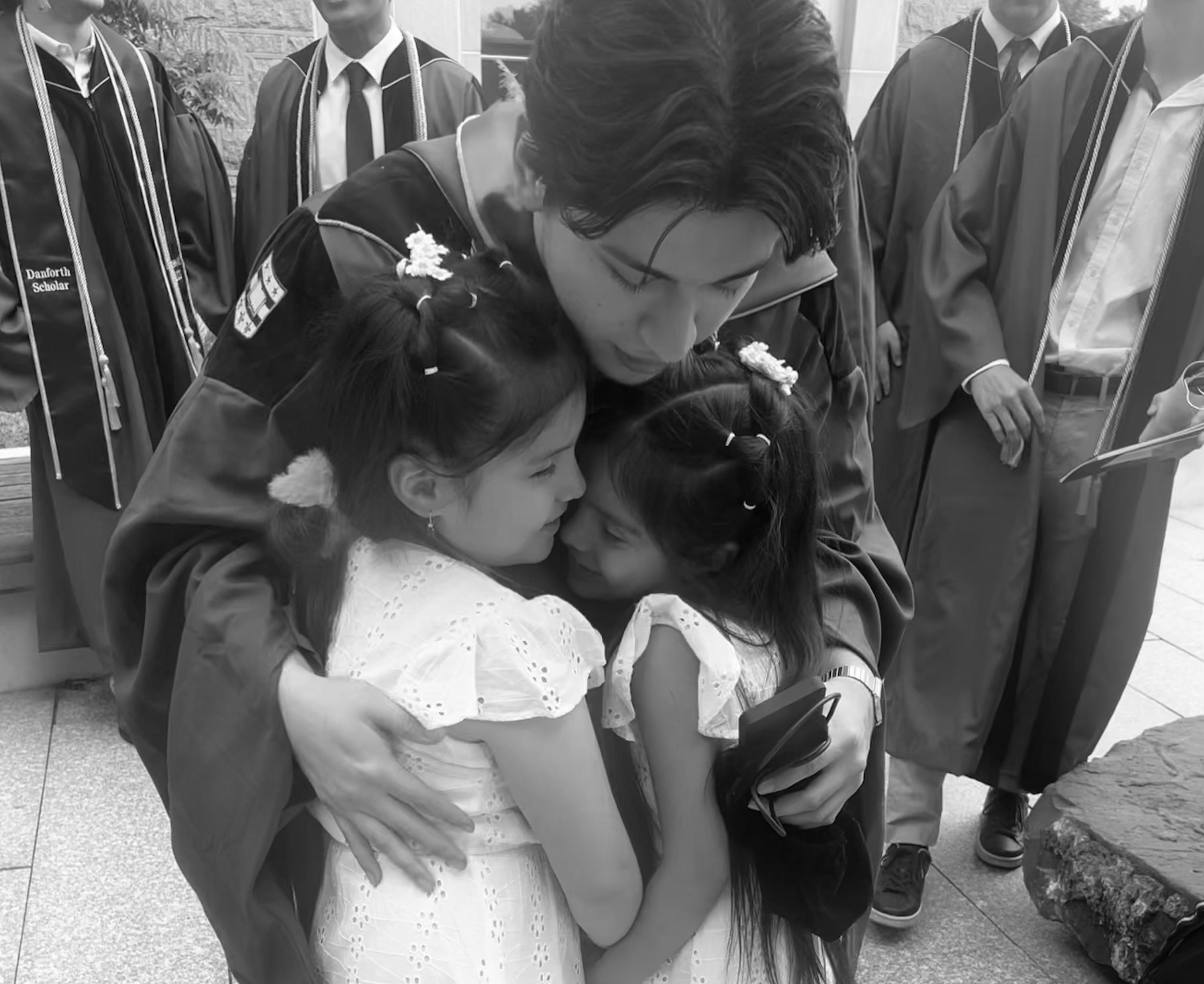 Graduation with sisters